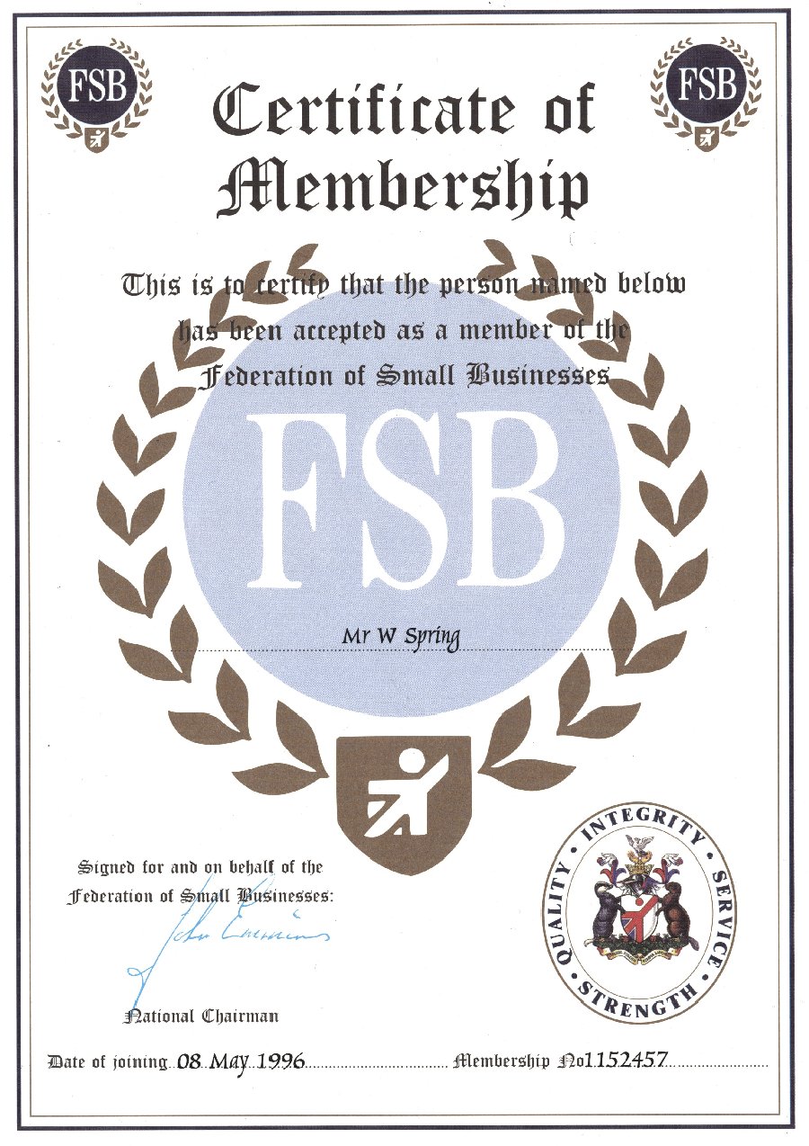 FSB Certificate